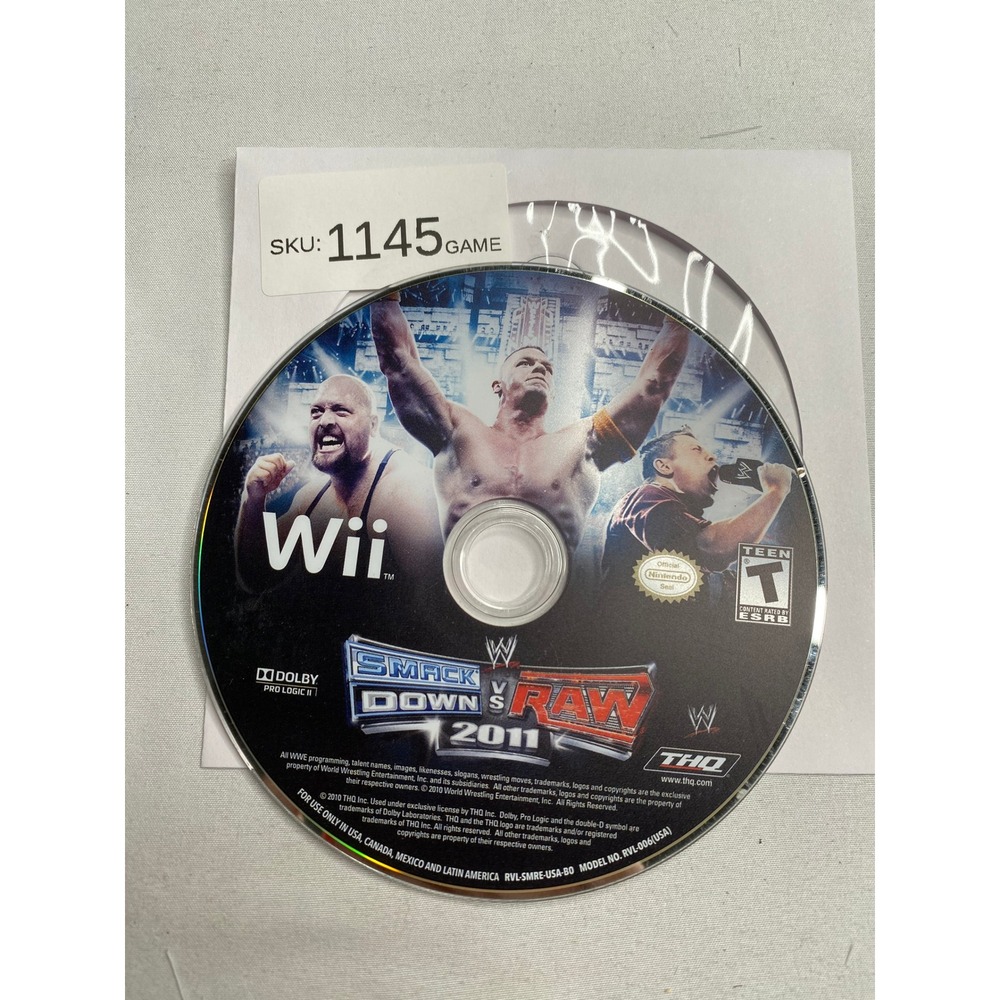 WWE Smackdown vs Raw 2011 Nintendo Wii